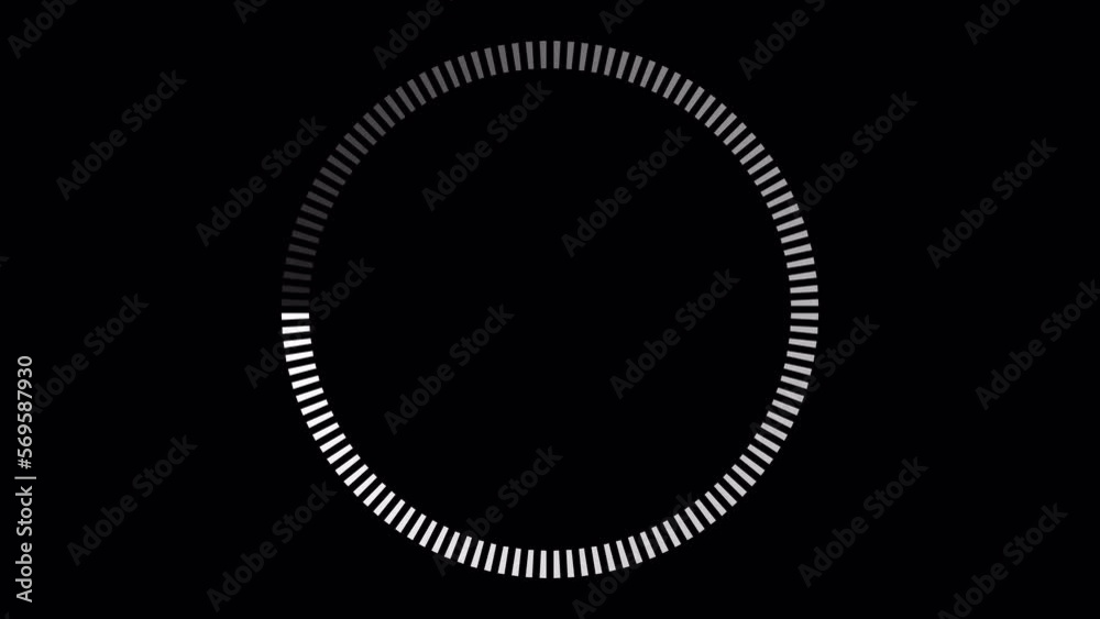 Loading Circle, Video. Loading Animation Icon on Transparent Background ...