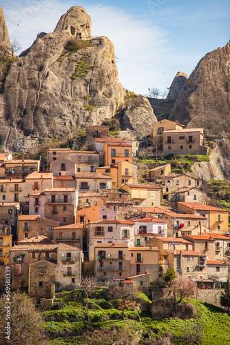Bild auf Leinwand Castelmezzano - Basilicata