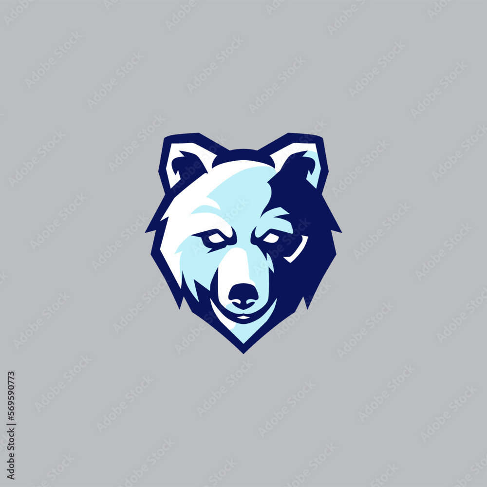 Polar Bear head vector Polar Bear head vector