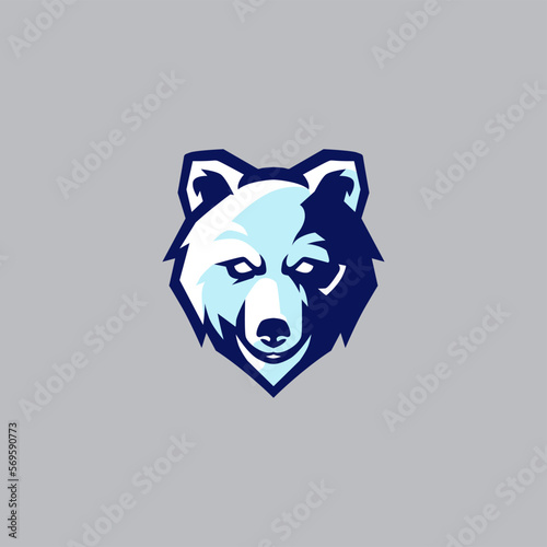 Polar Bear head vector