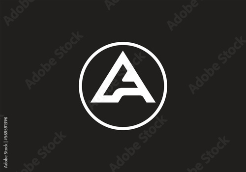 text letter A logo design Free Download text letter A logo design - GFXLoad
