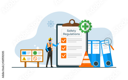 Occupational safety and health administration, Government public service protecting worker from health and safety hazards on the job, worker understanding rules and regulations