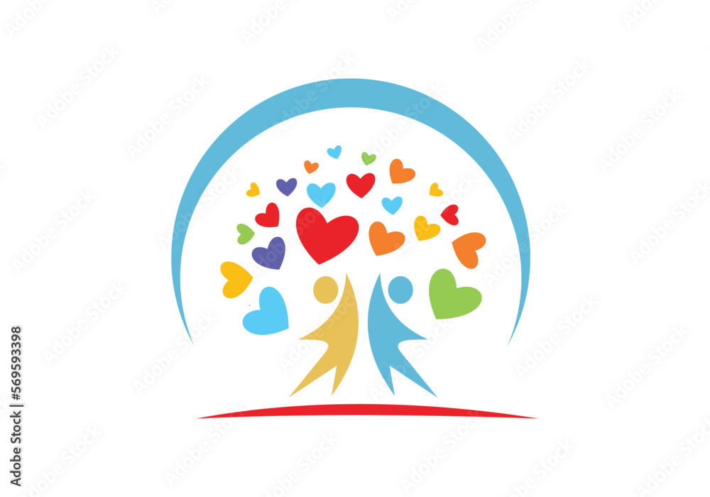 Fototapeta premium love shape design for your business