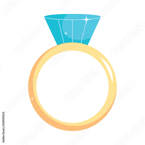 wedding ring with diamond