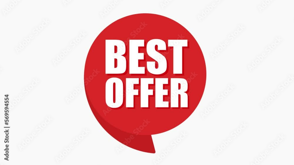 Best offer. Announcement Message. On red Speech Bubble. Encouragement and Advertising Animation. 4k animation, motion design. Best offer text. Best offer. Announcement Message. On red Speech Bubble. Encouragement and Advertising Animation. 4k animation, motion design. Best offer text.