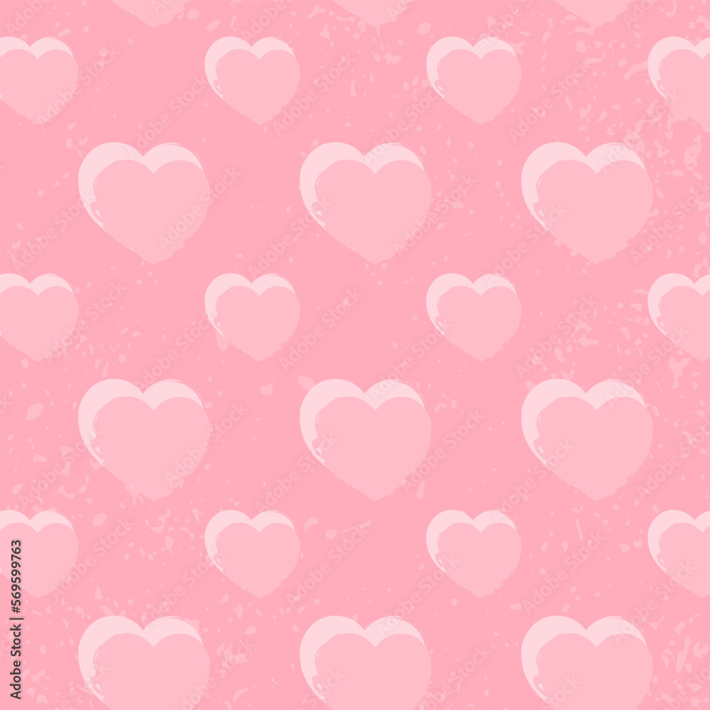 Hearts . Grunge stamps collection.love Shapes for your design.Distressed symbols. Valentine's Day signs Vector