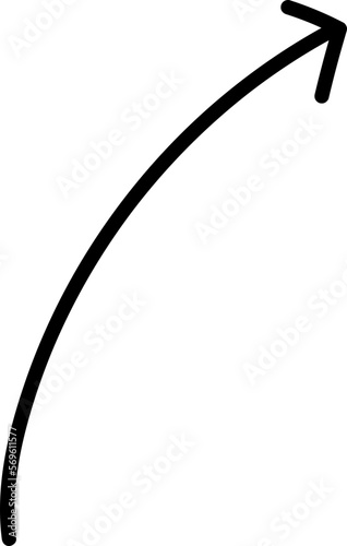 Hand drawn arrow line clip art