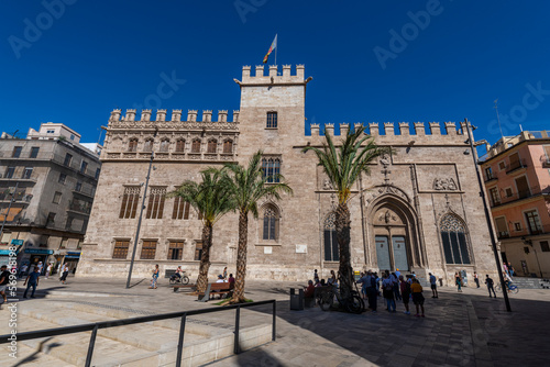 Lonja de la Seda Palace, UNESCO World Heritage Site, Valencia, Spain, Europe photo