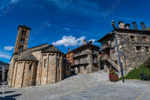 Romanesque church of Santa Maria de Taull, UNESCO World Heritage Site, Vall de Boi, Catalonia, Spain, Europe photo