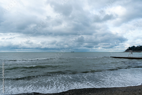 Fototapeta Naklejka Na Ścianę i Meble -  storm over the sea