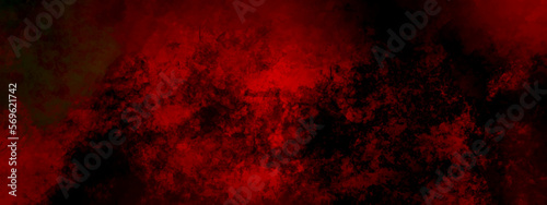 Dark black red wall grunge light neon effect texture concrete old wall background. dark red bustee cement stone smoke clouds love storm splashed surface luxurious modern digital 