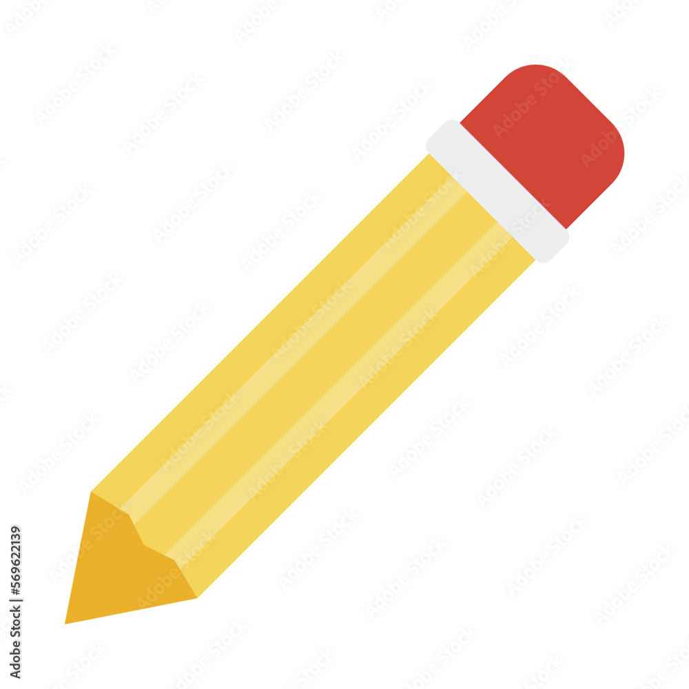 Pencil education language learning school, back to school line icon Pencil education language learning school, back to school line icon