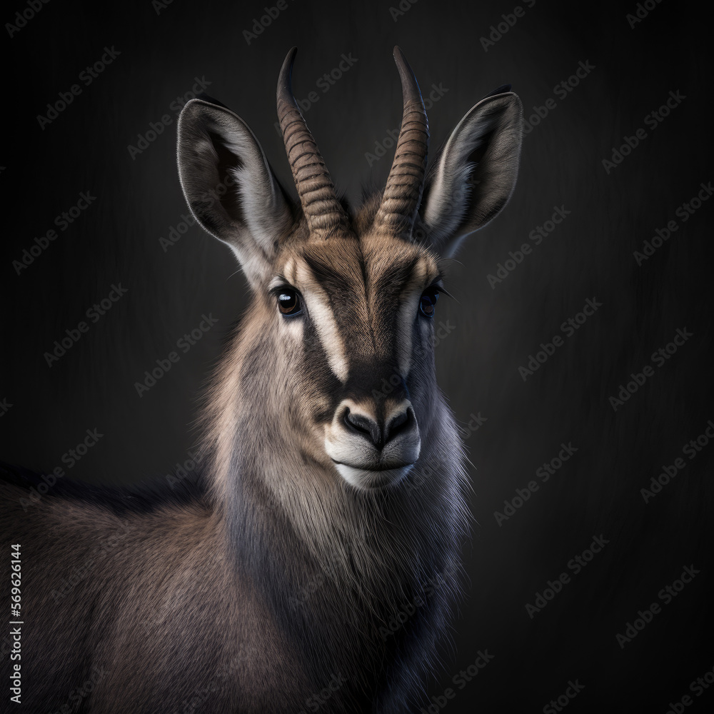 Obraz premium Waterbuck Portrait