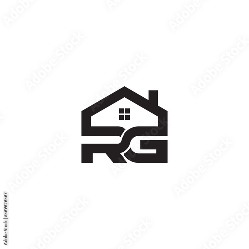 LETTER RG REAL ESTATE LOGO DESIGN