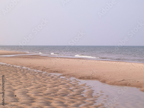 Baltic sea coast at sunny day. photo