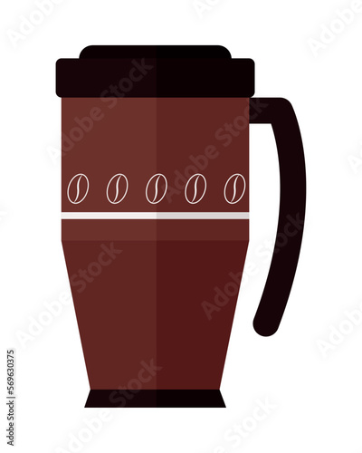 tumbler thermos coffee photo