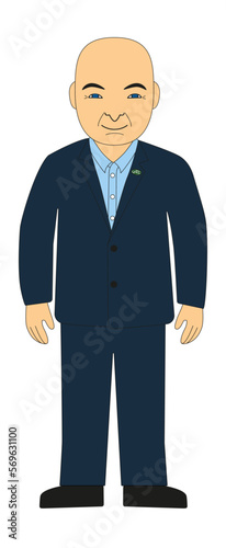 Cartoon Mick Lynch RMT Union Boss