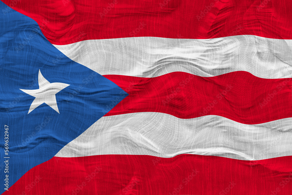 National flag of Puerto-Rico. Background with flag of Puerto-Rico. National flag of Puerto-Rico. Background with flag of Puerto-Rico.