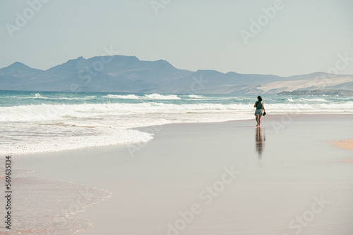 Fuerteventura Spain. September 14, 2022. Playa Cofete at the southern tip of Fuerteventura