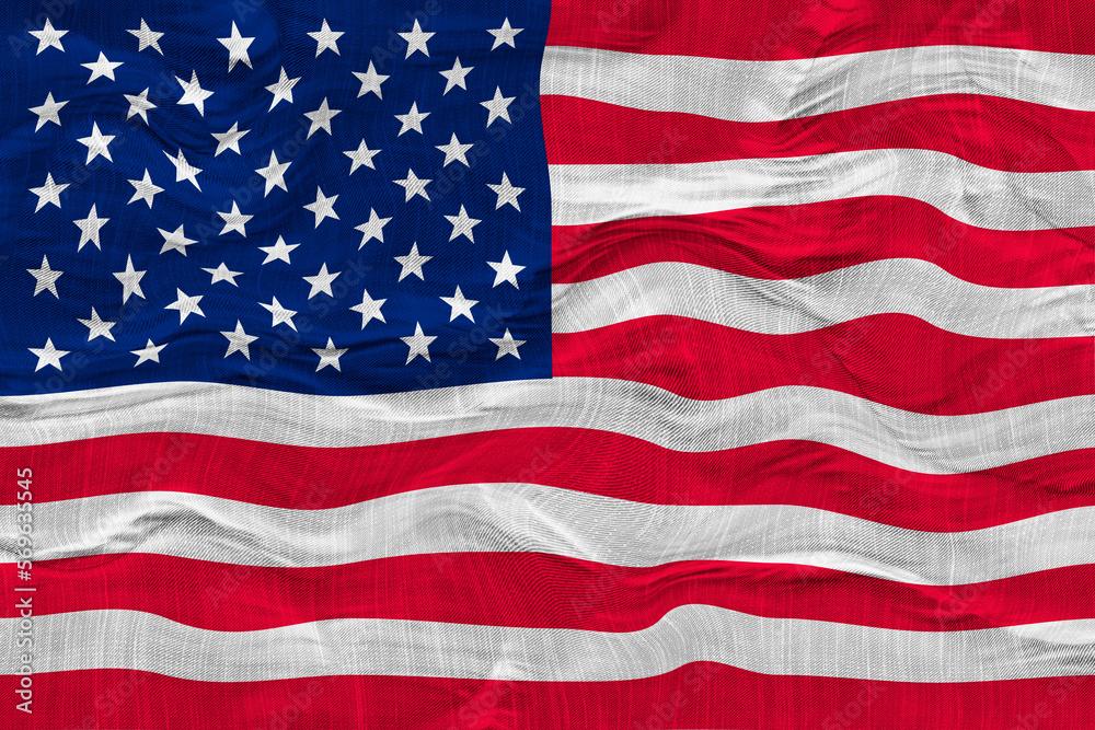 Fototapeta premium National flag of United States of America. USA. Background with flag of United States of America. USA
