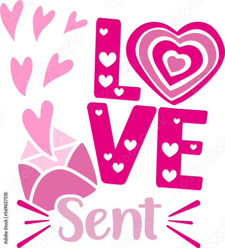 Love Sent Typography