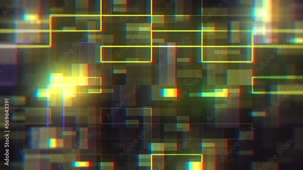 	Digital Lights Background Seamless Looping Motion
