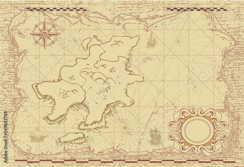 old sea map
