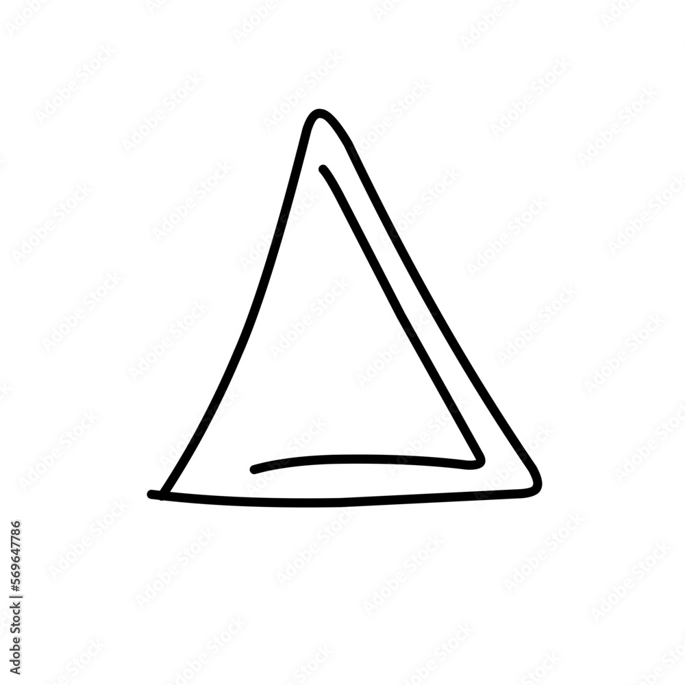 Hand Drawn Triangle Hand Drawn Triangle