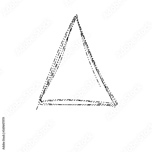 Hand Drawn Triangle