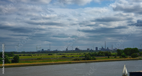 Stadt, Hintergrund, Wasser, Himmel
