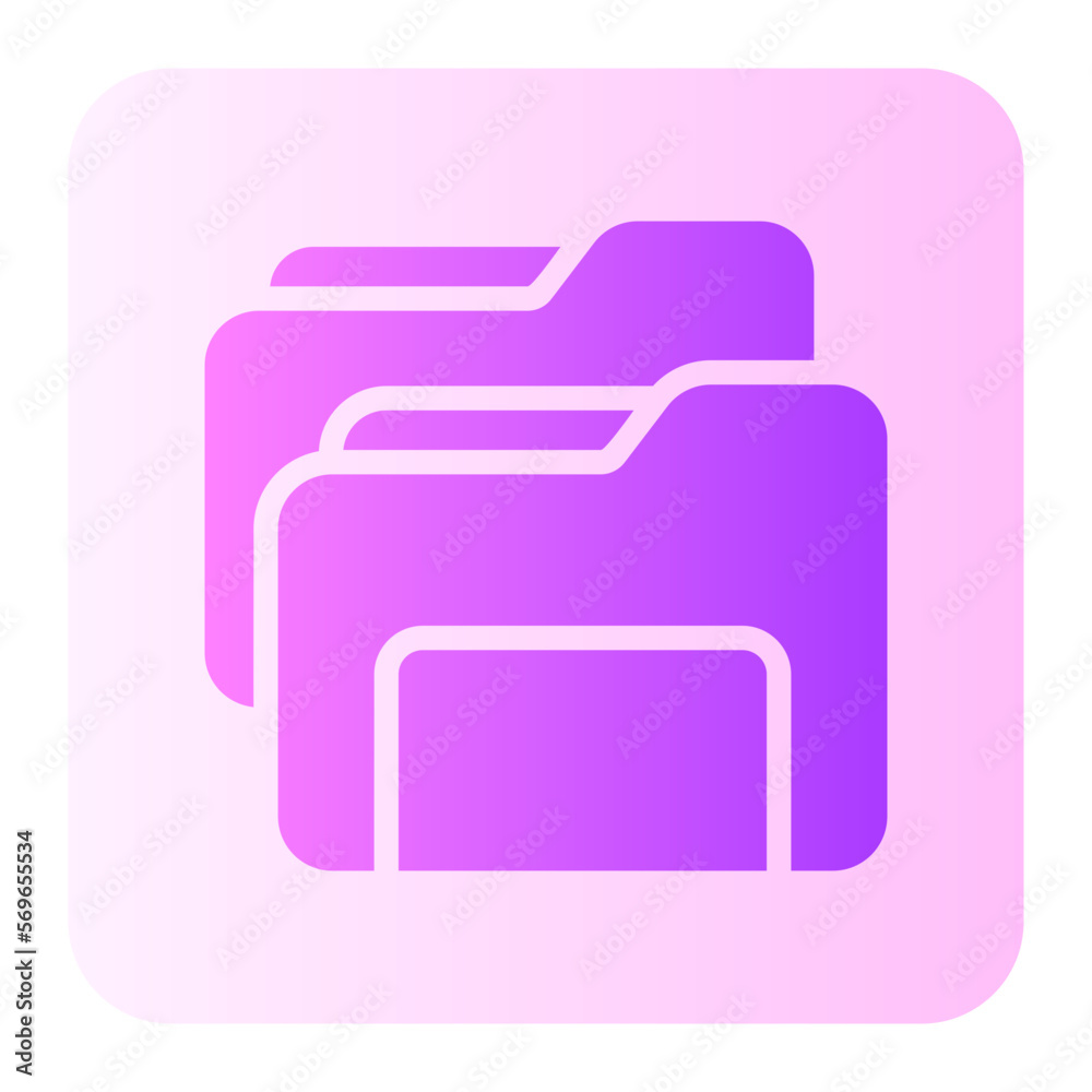 folder gradient icon folder gradient icon