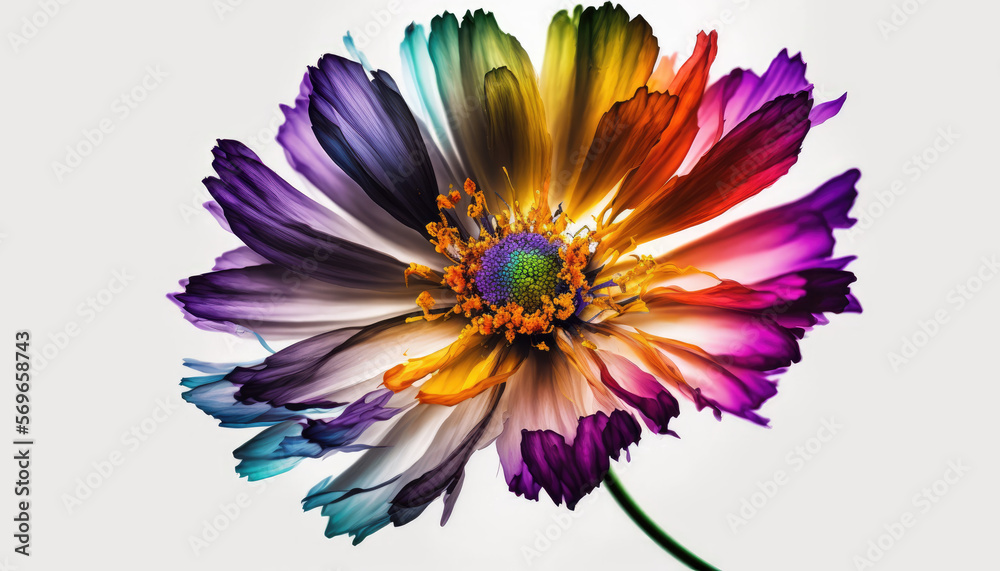 Obraz premium Colorful Sunflower