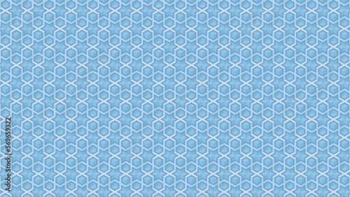 青の縞模様立方体 壁紙 背景