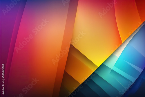 Abstract colorful background for design or presentations created with generative AI technology