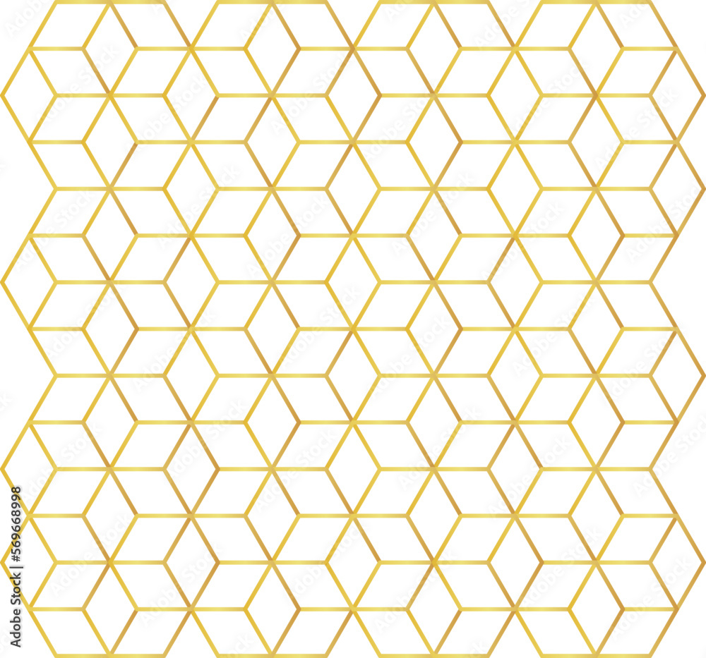 Fototapeta premium Gold Ornament pattern seamless background
