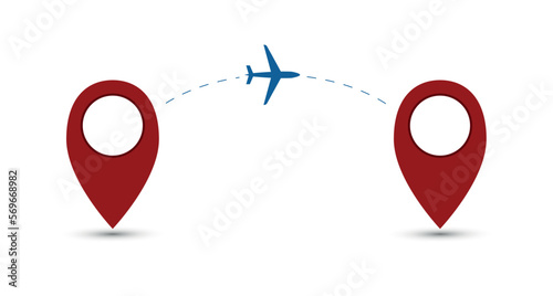  icona, aeroplano, rotta, viaggio, aeroporto