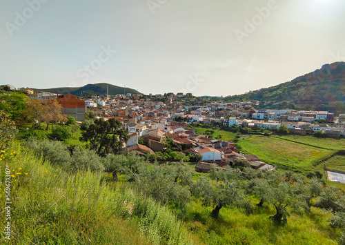 Village in the mountains photo