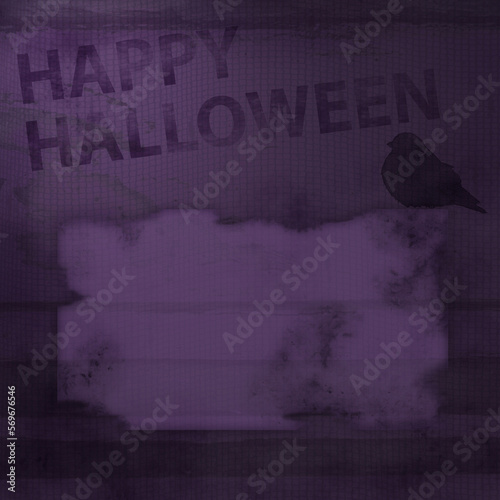 Purple Halloween Card