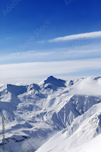High mountains in winter © BSANI