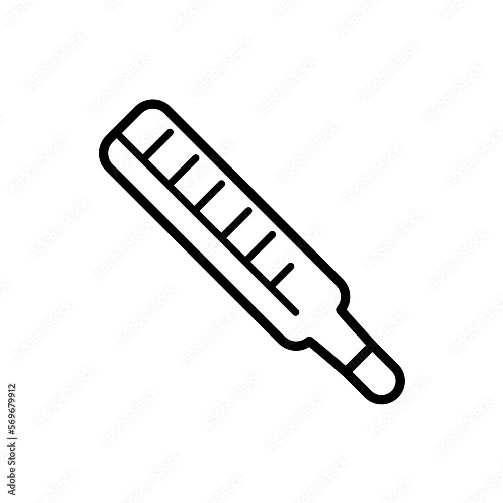 thermometer - vector icon thermometer - vector icon