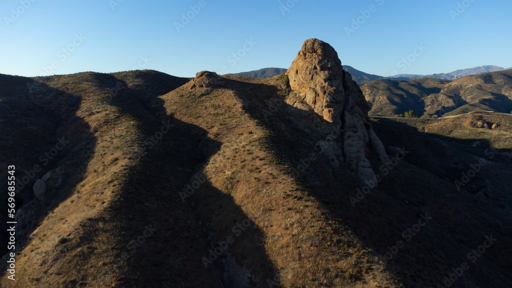 Obraz premium Castaic Rock, Angeles National Forest
