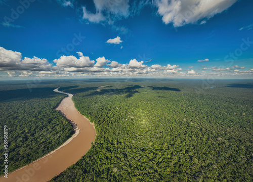 Aerial images of Tambopata National Reserve, Madre de Dios - Peru