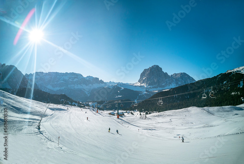 Italy, South Tyrol, Wolkenstein, ski resort Col Raiser photo