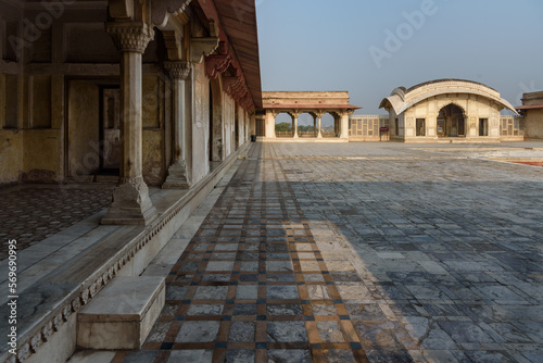 Pavilion of Sheesh Mahal in Lahore Pakistan