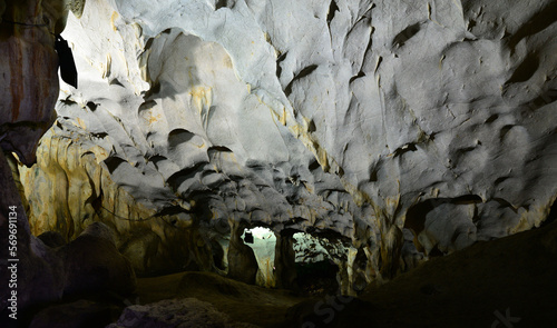 Karain Cave, located in Antalya, Turkey, is an ancient settlement.