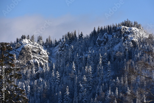 Tatry, TPN, Nosal, zima, góra, śnieg, krajobraz, Zakopane,