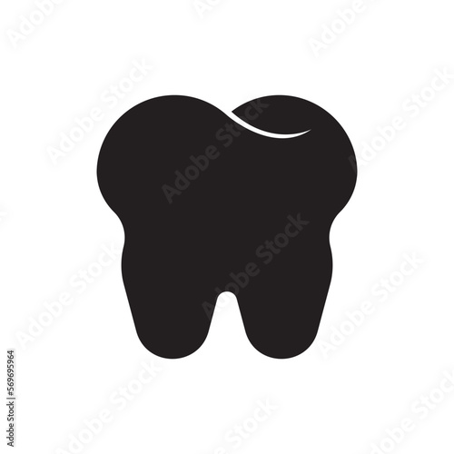 tooth icon or dental care logo