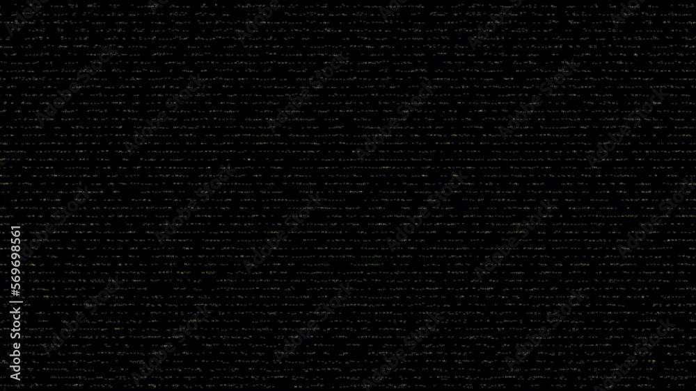 Abstract Technology Background. Binary data and streaming code. 3D rendering Abstract Technology Background. Binary data and streaming code. 3D rendering