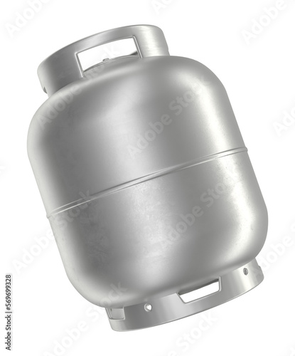 Gas cylinders in realistic 3d render