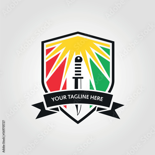Kurdistan Flag Emblem, Kurdistan Flag logo